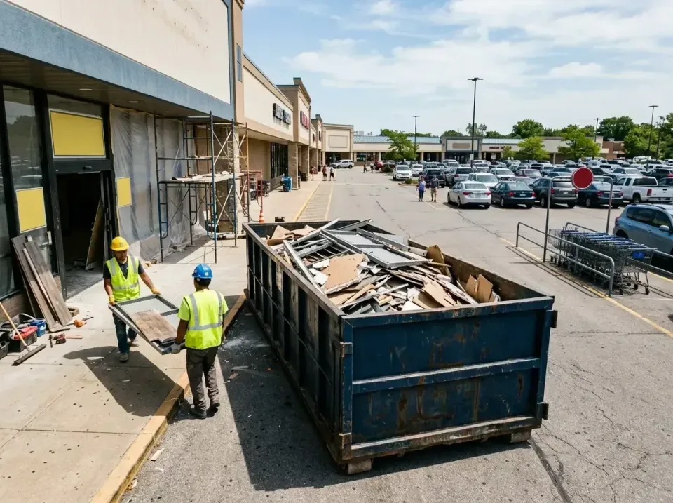 retail-store-renovation-debris-003 — frequently asked questions, Roll-off Dumpster Rentals in Frederick, MD